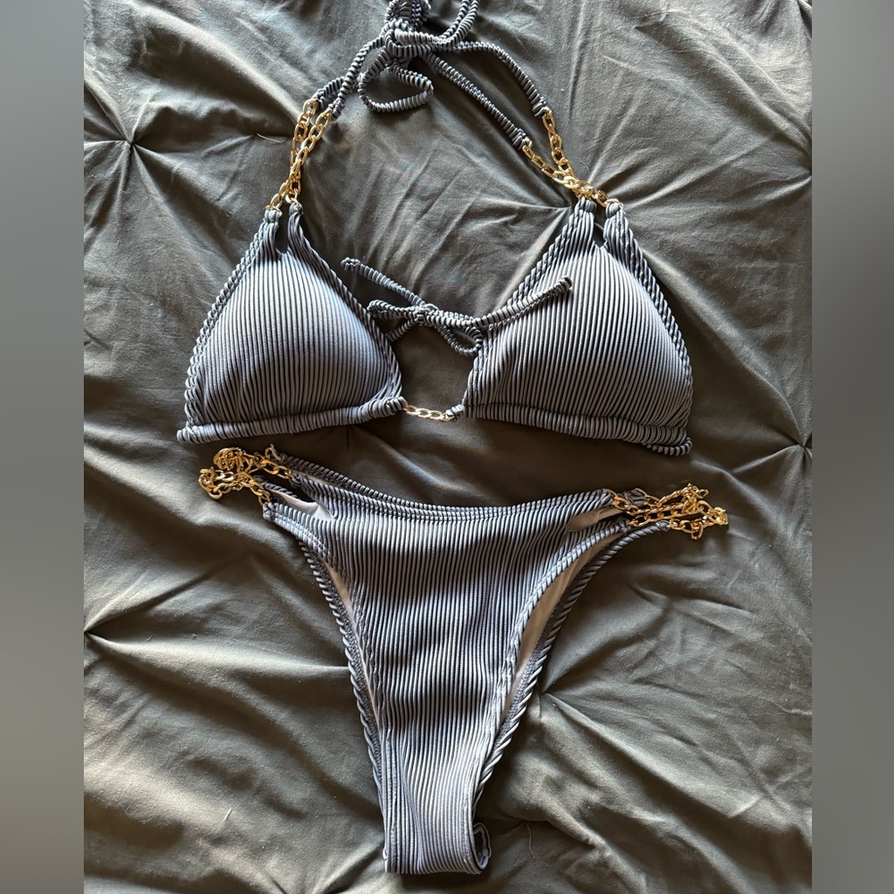 Blue & Gold Bikini